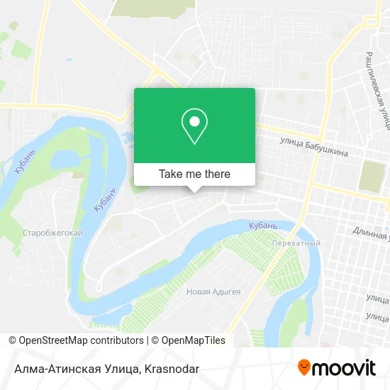 Алма-Атинская Улица map