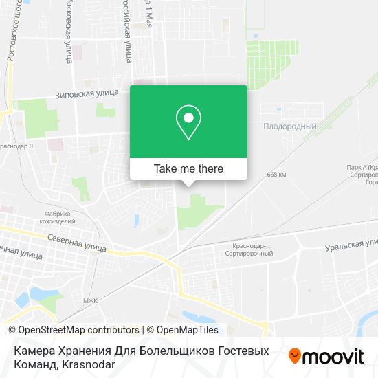 Камера Хранения Для Болельщиков Гостевых Команд map