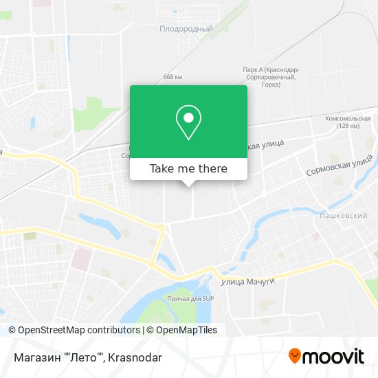 Магазин ""Лето"" map