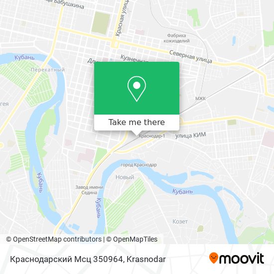 Краснодарский Мсц 350964 map