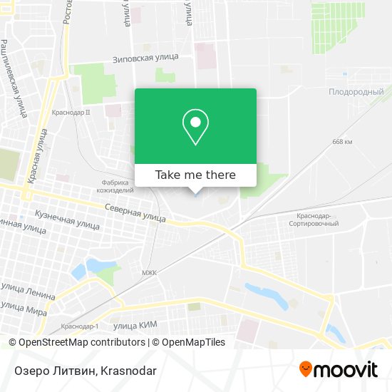 Озеро Литвин map