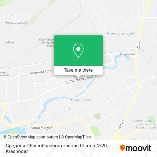 Средняя Общеобразовательная Школа №20 map