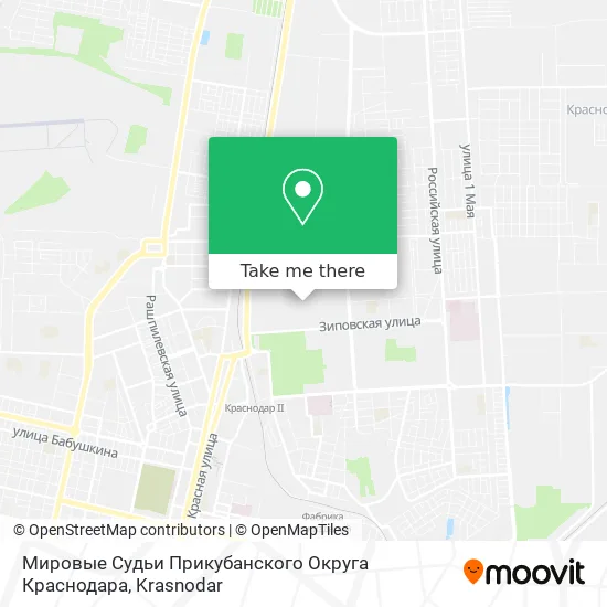 Мировые Судьи Прикубанского Округа Краснодара map