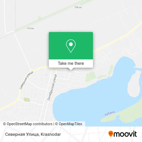 Северная Улица map