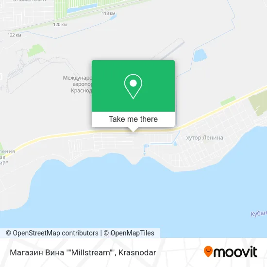 Магазин Вина ""Millstream"" map