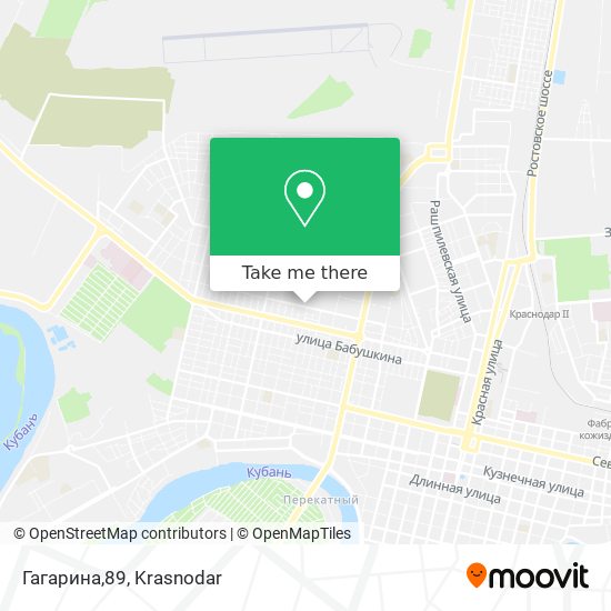 Гагарина,89 map