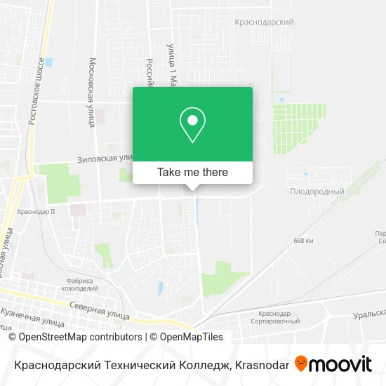 Краснодарский Технический Колледж map