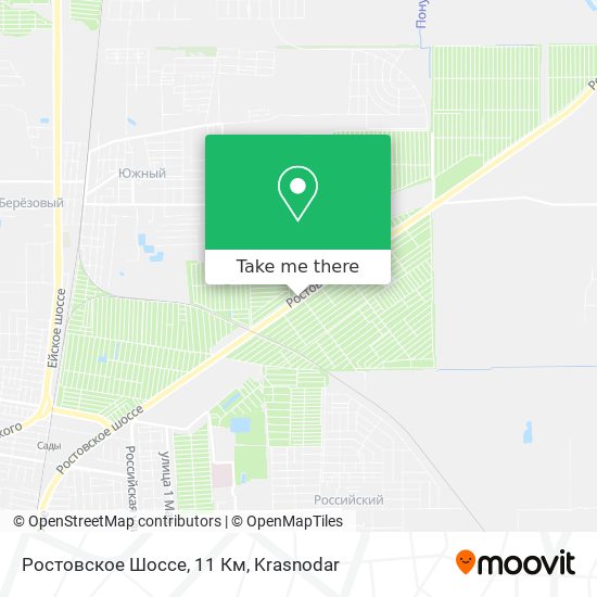 Ростовское Шоссе, 11 Км map