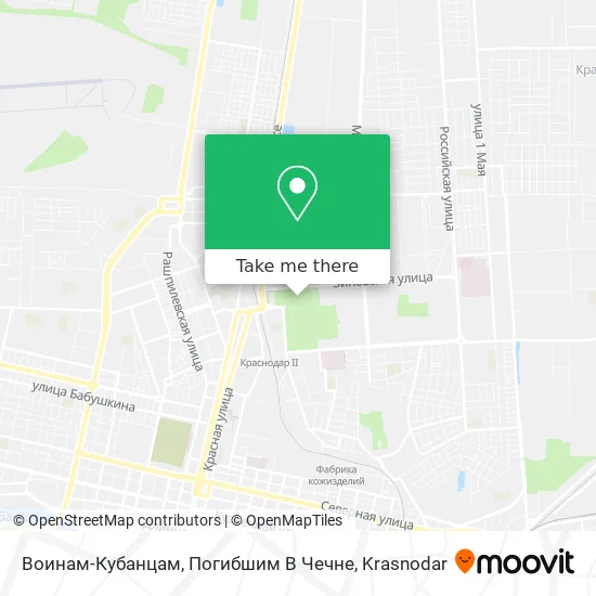 Воинам-Кубанцам, Погибшим В Чечне map
