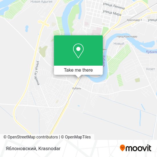 Яблоновский map