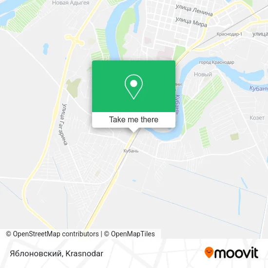 Яблоновский map
