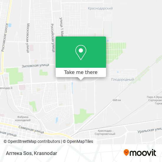 Аптека Sos map