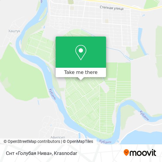 Снт «Голубая Нива» map