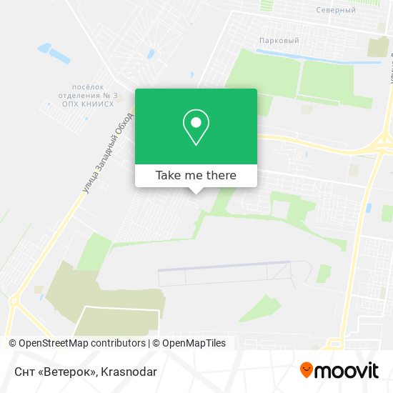 Снт «Ветерок» map