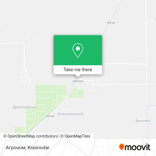 Агроном map
