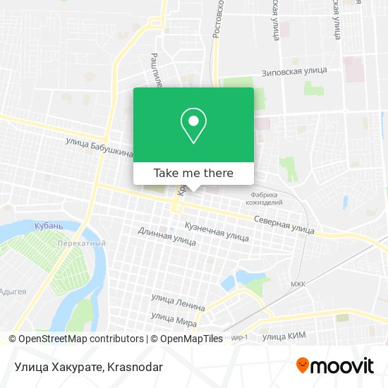 Улица Хакурате map