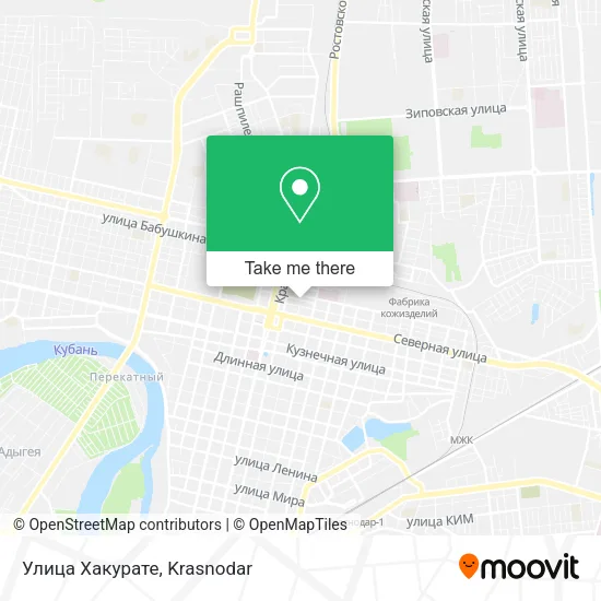 Улица Хакурате map