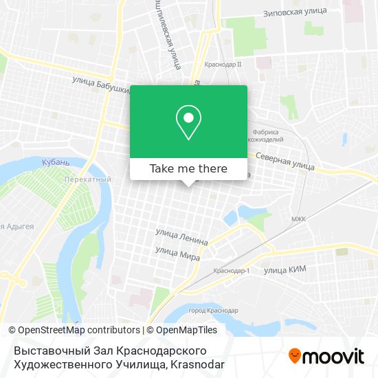 Выставочный Зал Краснодарского Художественного Училища map