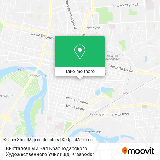 Выставочный Зал Краснодарского Художественного Училища map