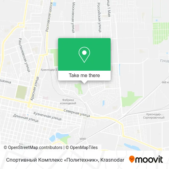 Спортивный Комплекс «Политехник» map