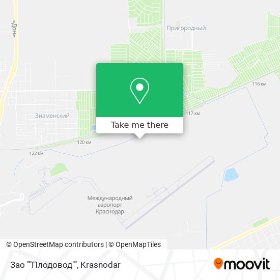 Зао ""Плодовод"" map