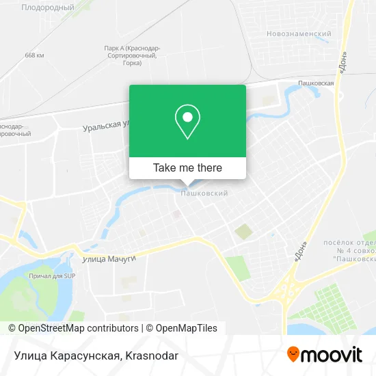 Улица Карасунская map