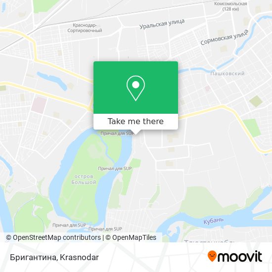 Бригантина map