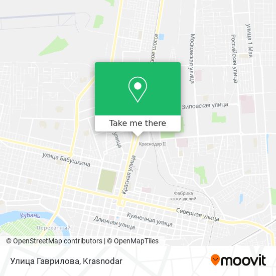 Улица Гаврилова map
