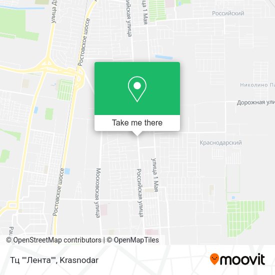Тц ""Лента"" map
