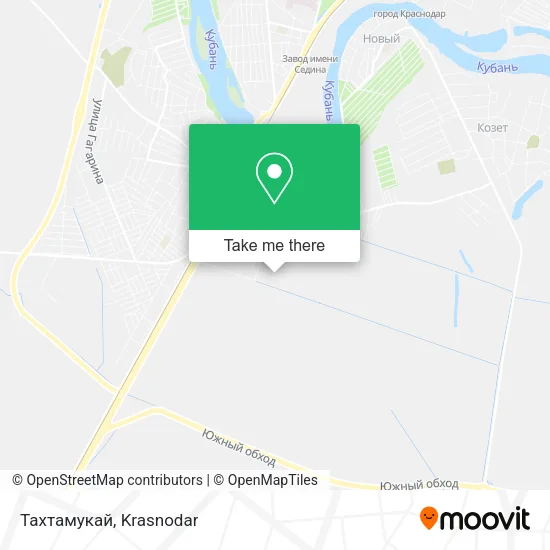 Тахтамукай map