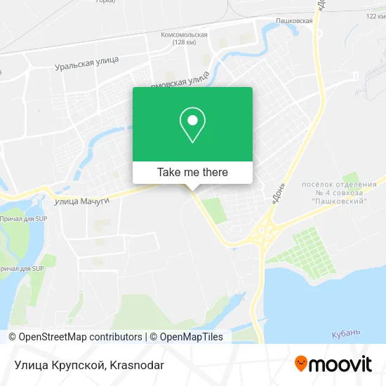 Улица Крупской map