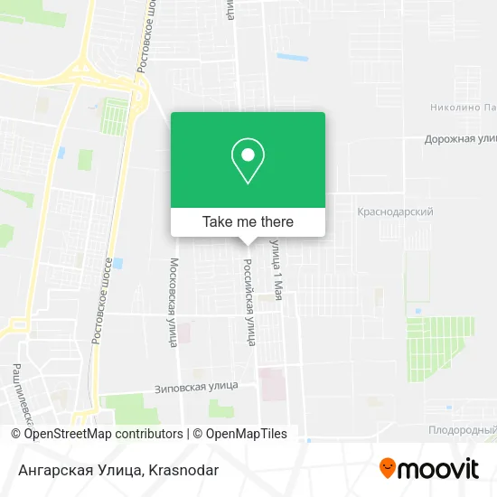 Ангарская Улица map