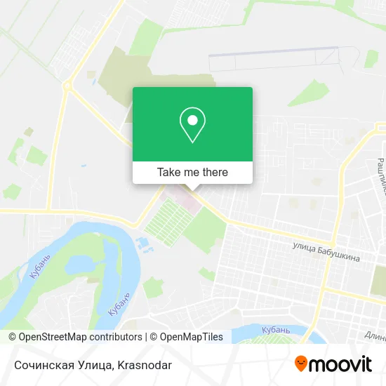 Сочинская Улица map