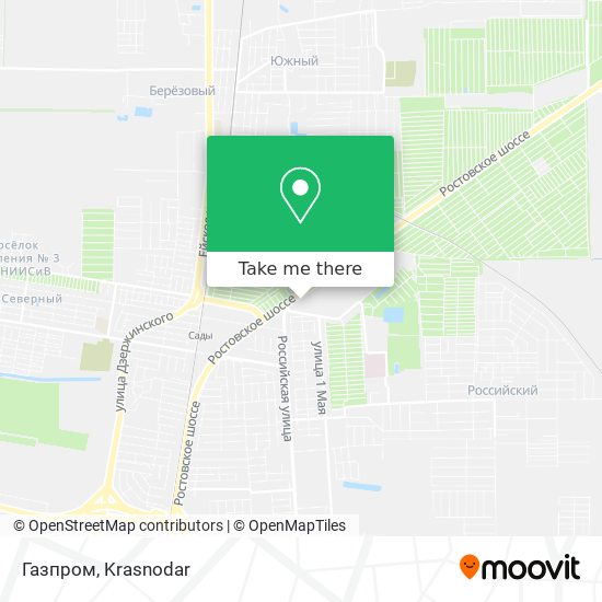 Газпром map