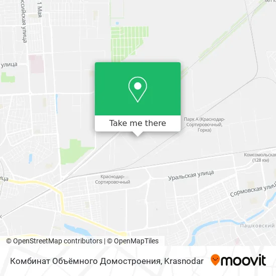 Комбинат Объёмного Домостроения map