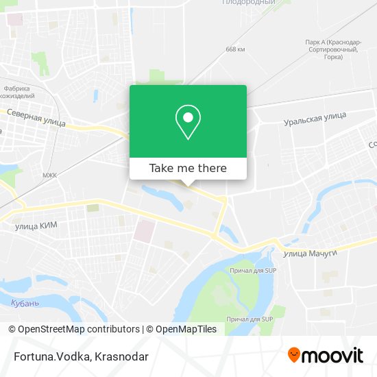 Fortuna.Vodka map