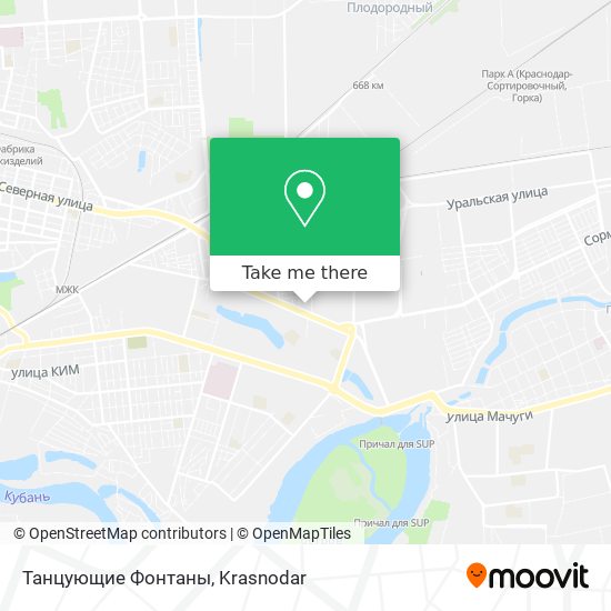 Танцующие Фонтаны map