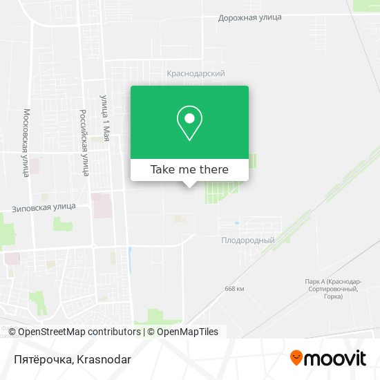 Пятёрочка map