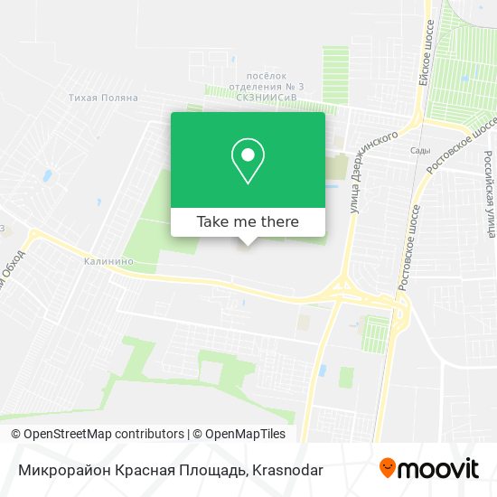 Микрорайон Красная Площадь map