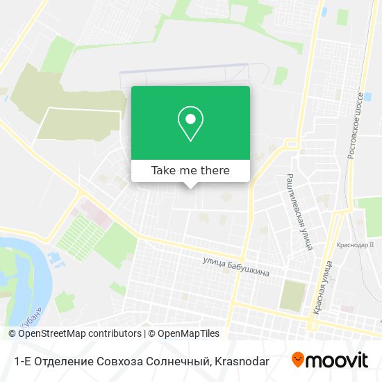 1-Е Отделение Совхоза Солнечный map