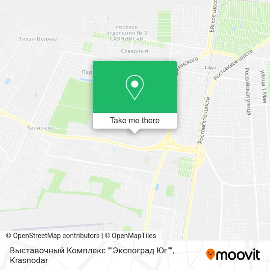 Выставочный Комплекс ""Экспоград Юг"" map