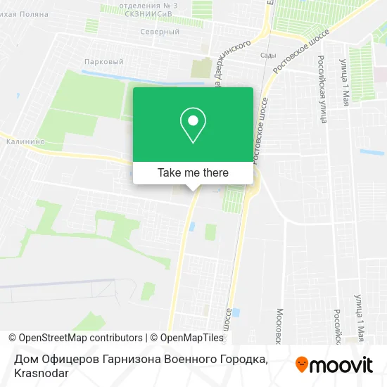 Дом Офицеров Гарнизона Военного Городка map