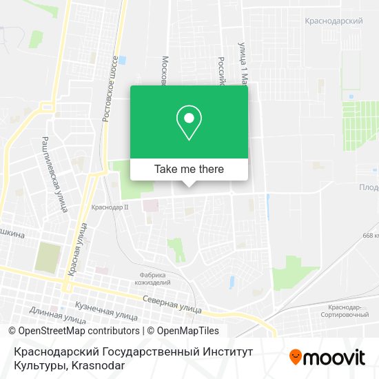 Краснодарский Государственный Институт Культуры map
