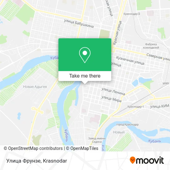 Улица Фрунзе map