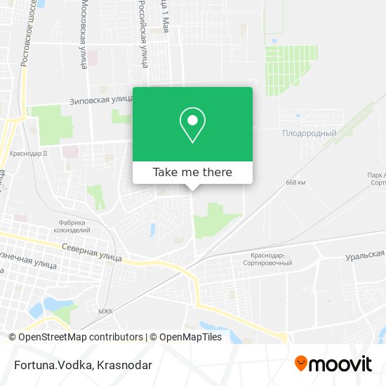 Fortuna.Vodka map