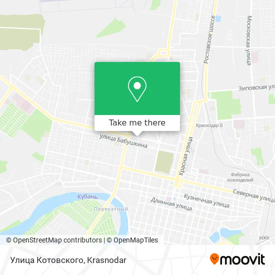 Улица Котовского map