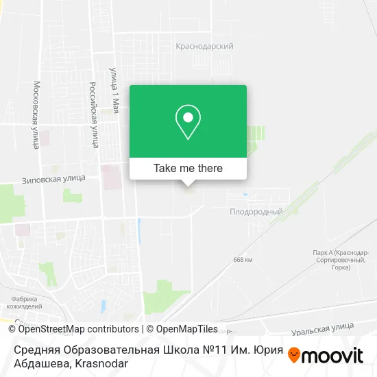 Средняя Образовательная Школа №11 Им. Юрия Абдашева map