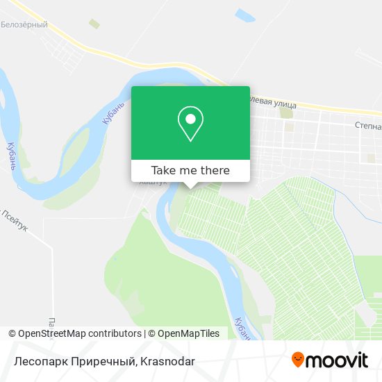 Лесопарк Приречный map