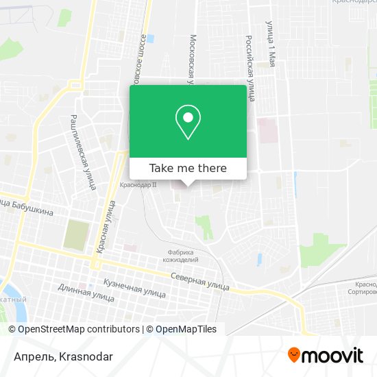 Апрель map