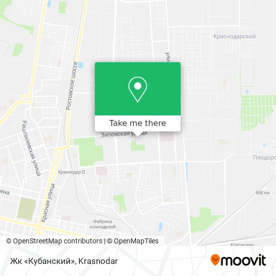 Жк «Кубанcкий» map